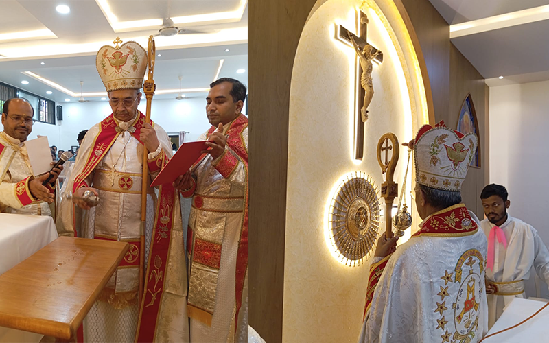 Blessings of Novitiate Chapel and study hall