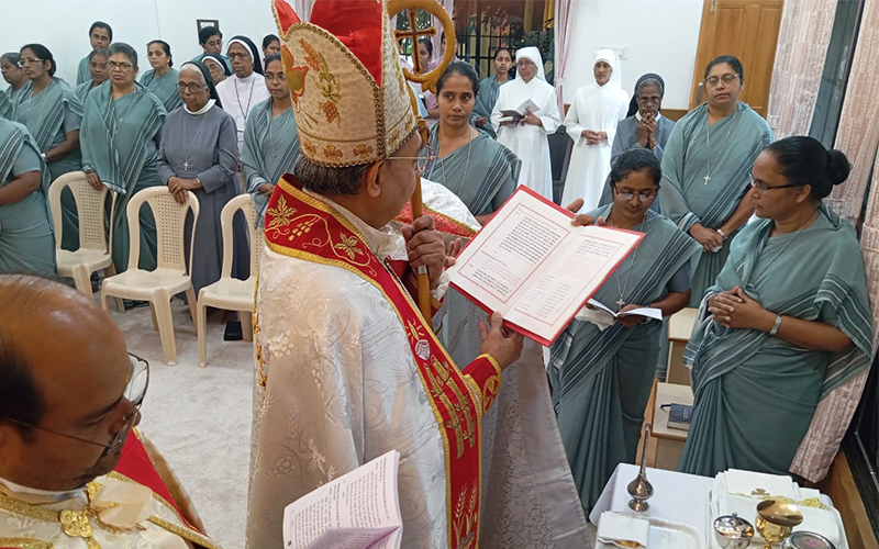 Blessings of Novitiate Chapel and study hall