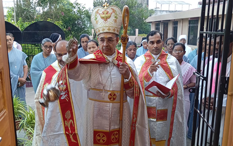 Blessing of New Chapel and study hall